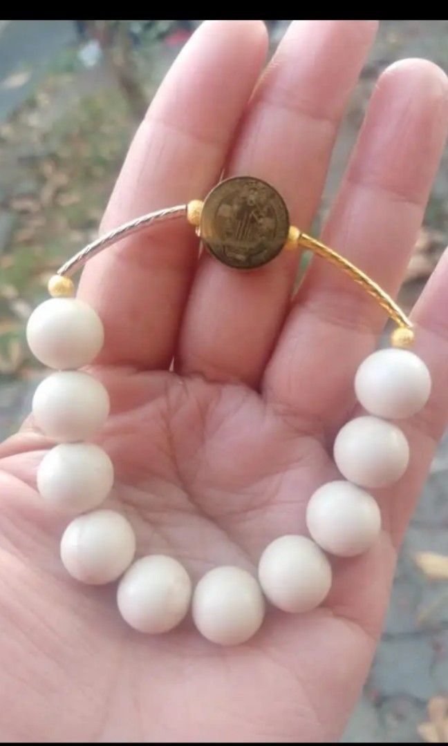 Ivory bone St. Benedict protection rosary bracelet (Category: Bracelets) located in Manila. Submitted by billionare (Listing ID 1284645276, Image 2). Description: ivory Bone St. Benedict protection rosary bracelet.. it's unisex rosary bracelet.. made in Vatican Rome.
