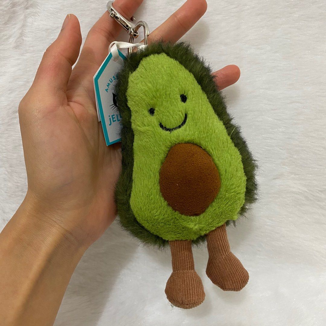 Soft Charm Jellycat Amuseable Avocado Bag Charm Shop