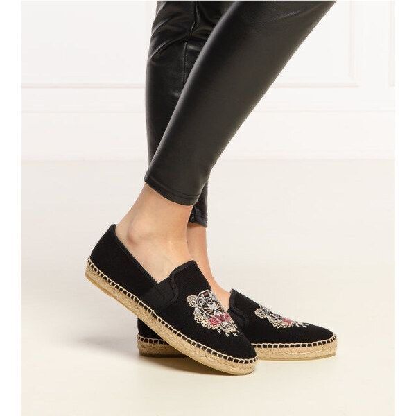 Kenzo espadrilles 100 Authentic shoes Fesyen Wanita Sepatu di