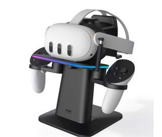 Kiwi Design RGB Vertical Charging Stand For Meta Quest 2 / Meta Quest 3 / Meta Quest Pro