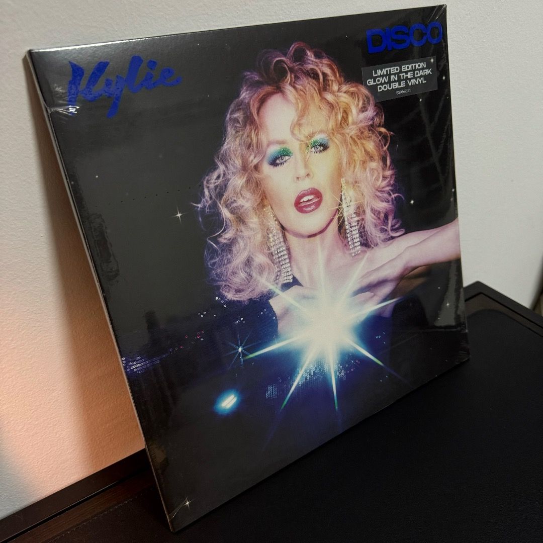 Kylie Minogue Disco - Blue Marble Vinyl UK 2-LP vinyl set