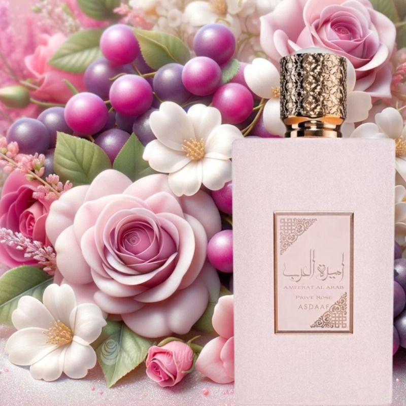 Lattafa Asdaaf Ameerat Al Arab Prive Rose 女士濃香水100ml(Barcode