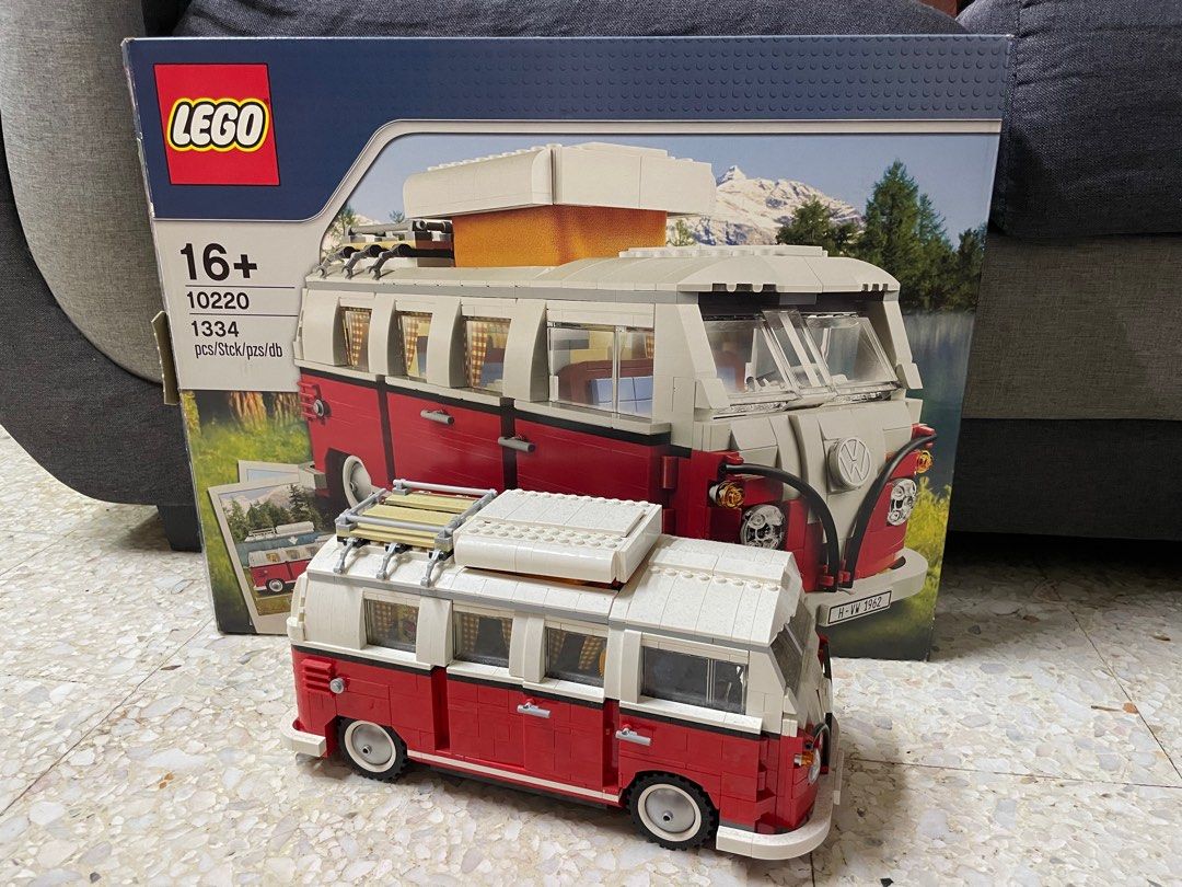 Lego 10220 Volkswagen T1 Camper Van (DISPLAY ONLY), Hobbies & Toys