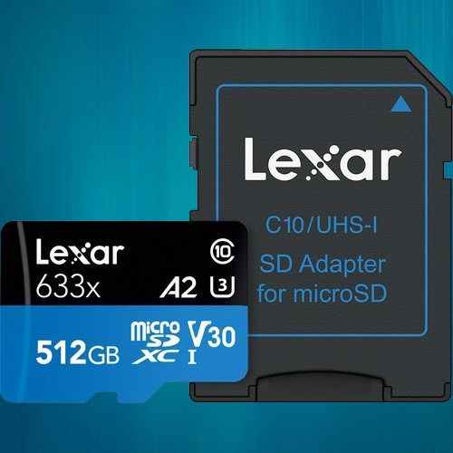 LEXAR 512GB microSD 633x with SD adaptor (LSDMI512BB633A) (Category: Memory & SD Cards) located in Manila. Submitted by franzgemzmerchandize1301 (Listing ID 1284592522, Image 2). Description: LEXAR 512GB microSD 633x with SD adaptor (LSDMI512BB633A) 👉PM us for inquiry 👇👇Key Features 💥Premium 512GB microSDXC memory card for smartphones, tablets or GoPro and other action cameras 💥Quickly capture, transfer and play backyour media files, includi