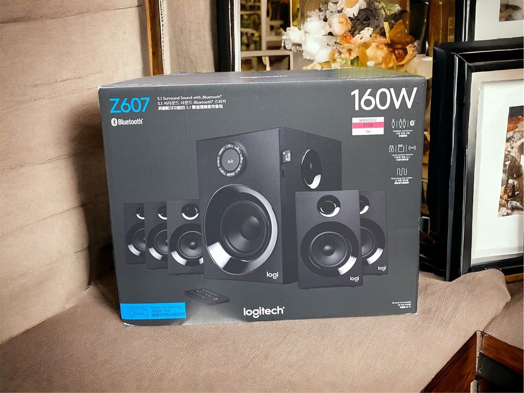 Logitech 607 Logitech Z607 5.1 Surround Sound Speaker System, Audio, Soundbars ...