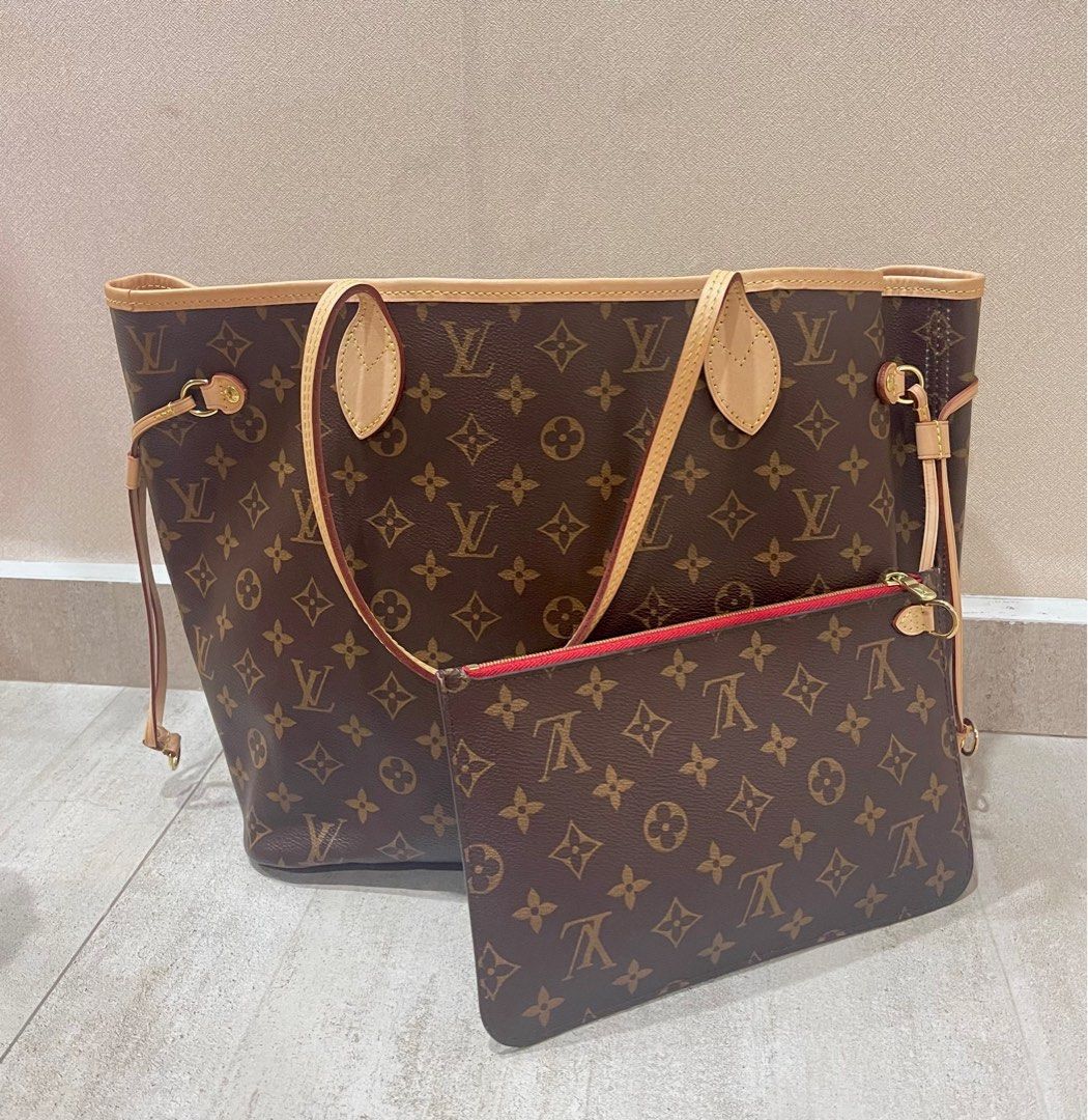 Louis Vuitton LV Neverfull MM M41177 Cherry Monogram