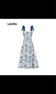 Lovito Dress Blue