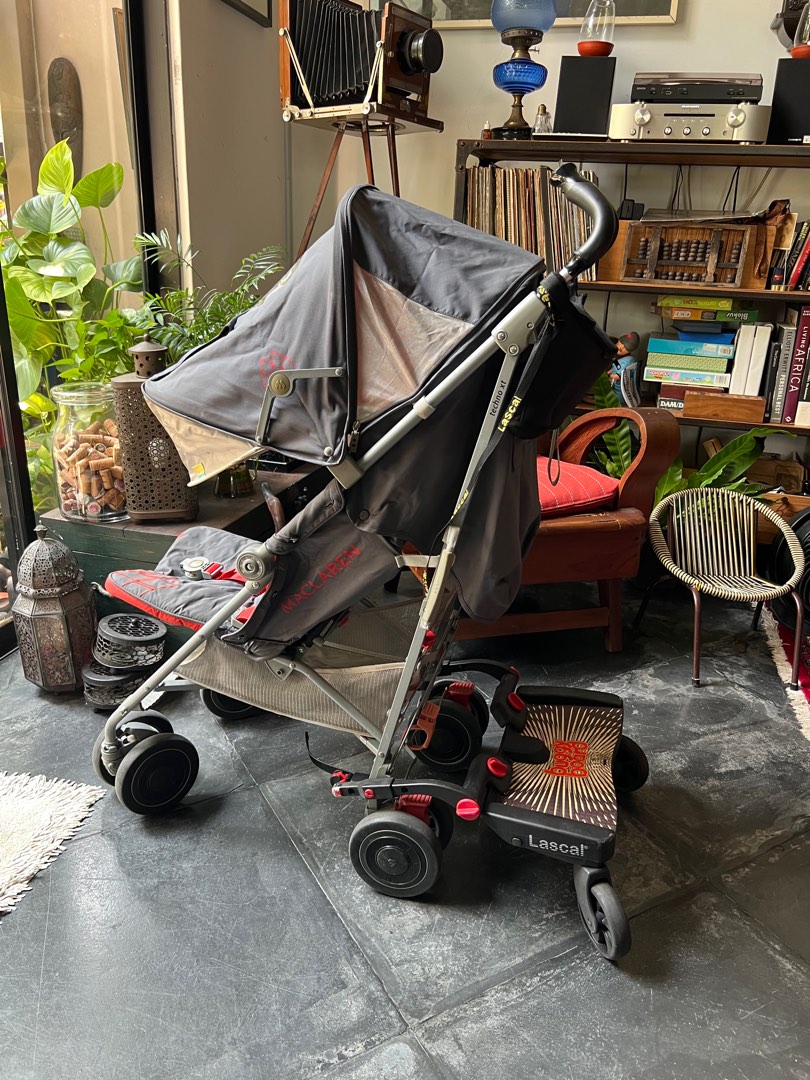 MacLaren stroller with Lascal buggy board Babies Kids Going