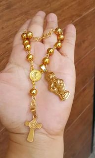 Made in Vatican Rome St. Benedict with mama Mary bracelet rosary