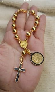 Made in Vatican Rome St. Benedict protection rosary bracelet