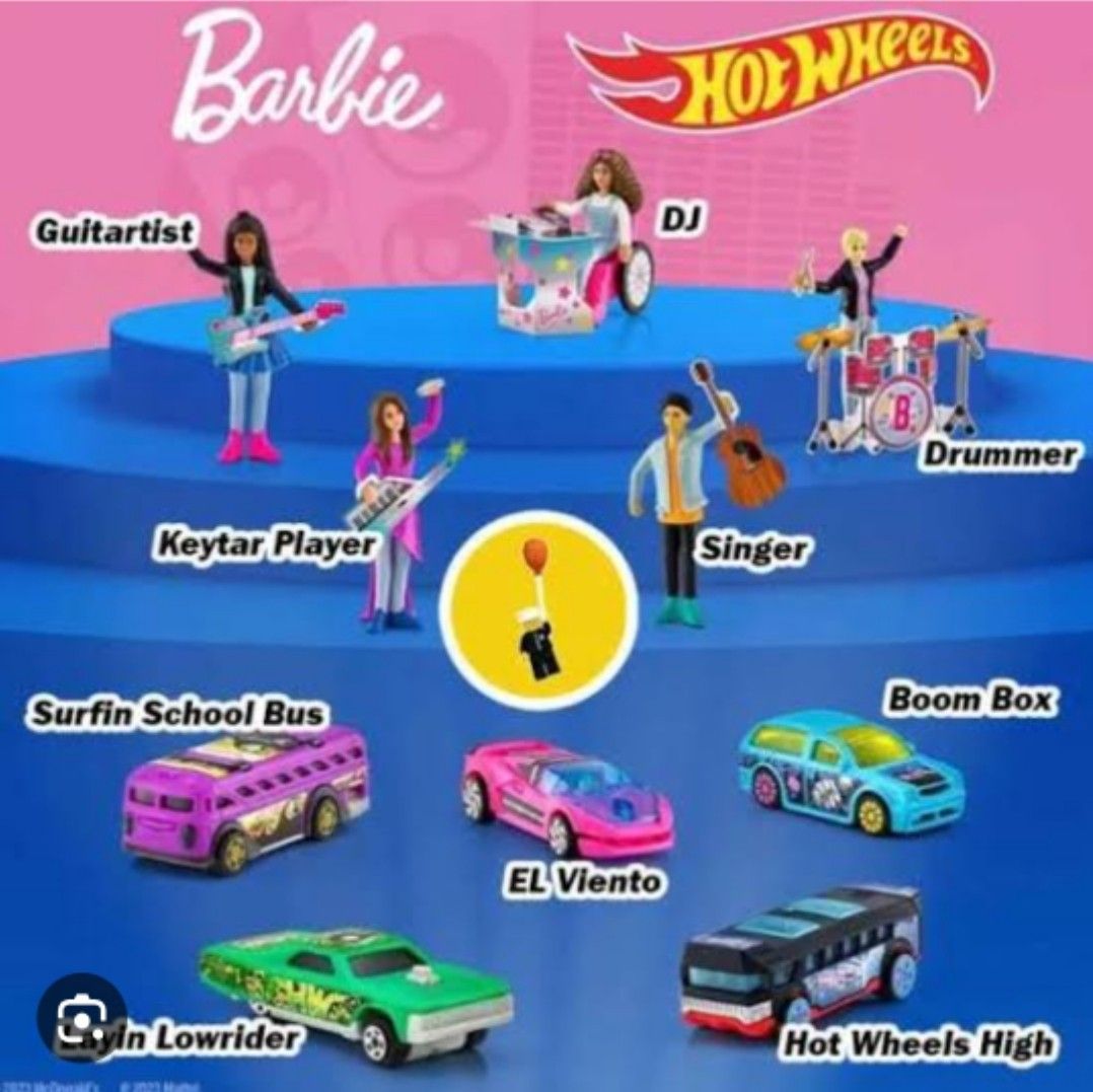 Mainan shopping Barbie Hot Wheels