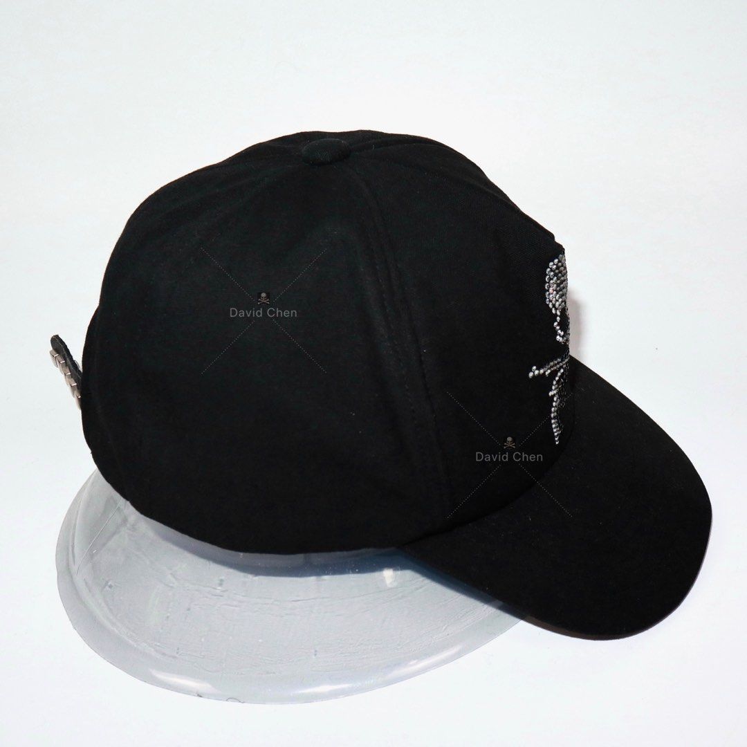 Mastermind Japan MMJ 08AW Majestic X Roarguns Swarovski Logo Cap 黑色 Cap帽  黑白水鑽logo