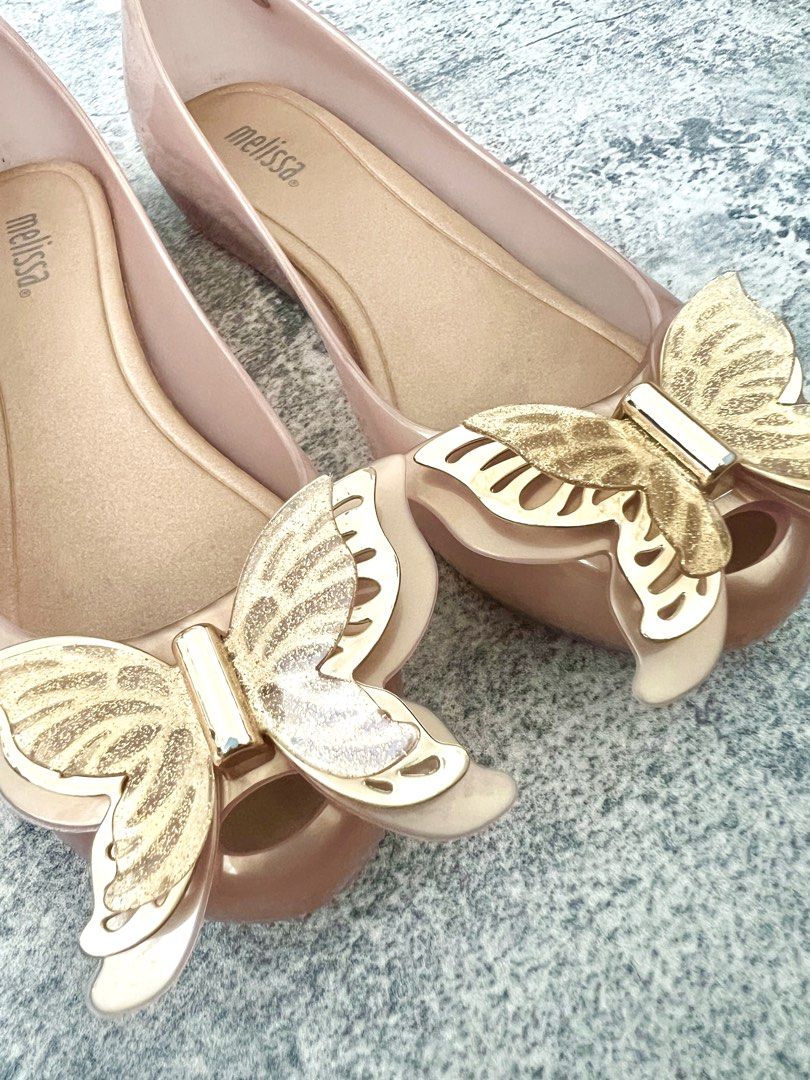 Gold new arrivals melissa shoes