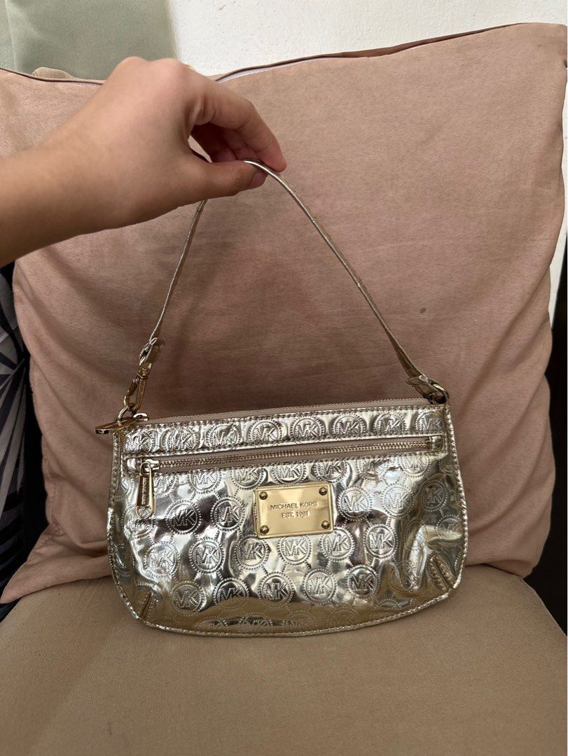 Michael kors metallic purse shop