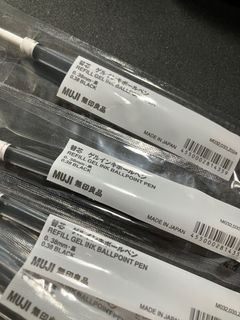 Take All | Muji Gel Ink Pen Cap type refill | Black | 0.38 x 6pcs