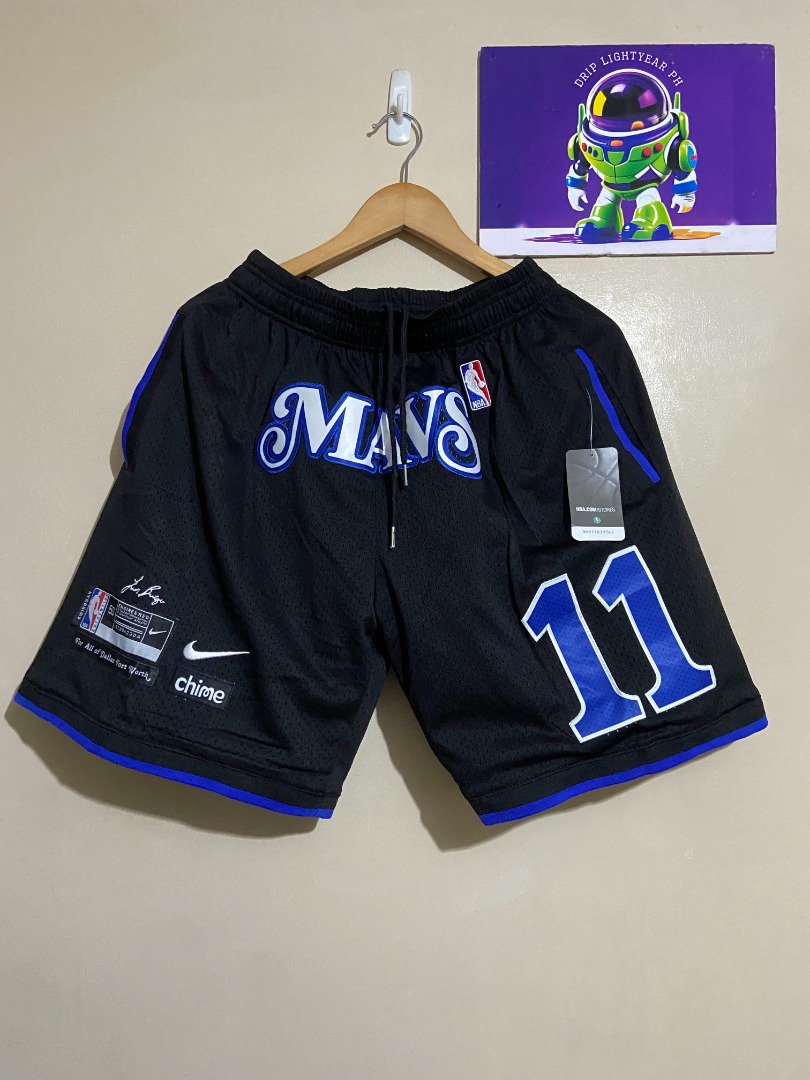 NBA Dallas Mavericks Kyrie Irving mesh shorts embroidered patch type jersey short basketball player mavs Men s Fashion Bottoms Shorts on Carousell