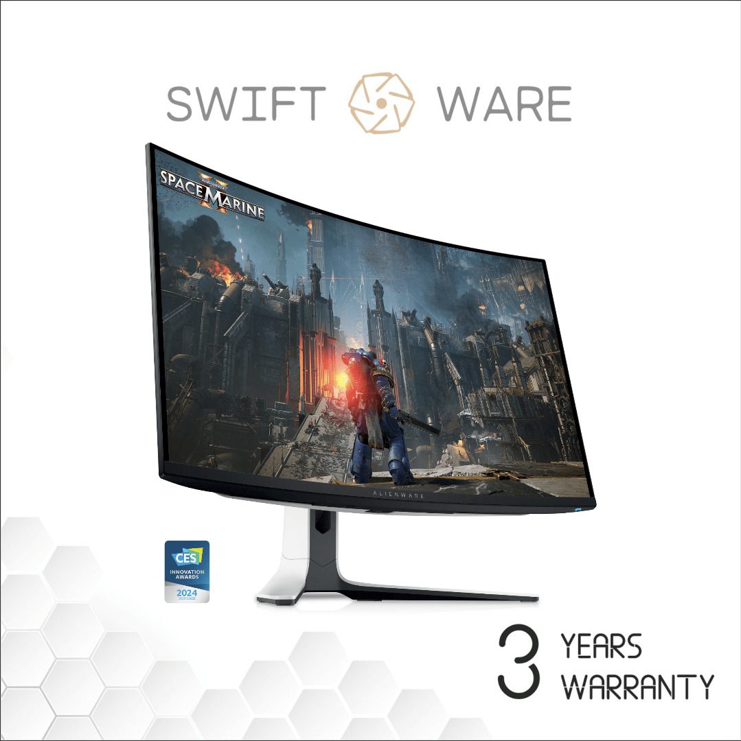 Dell AW3225QF 32インチ 曲面 有機EL - メルカリ 箱無し Dell AW3225QF