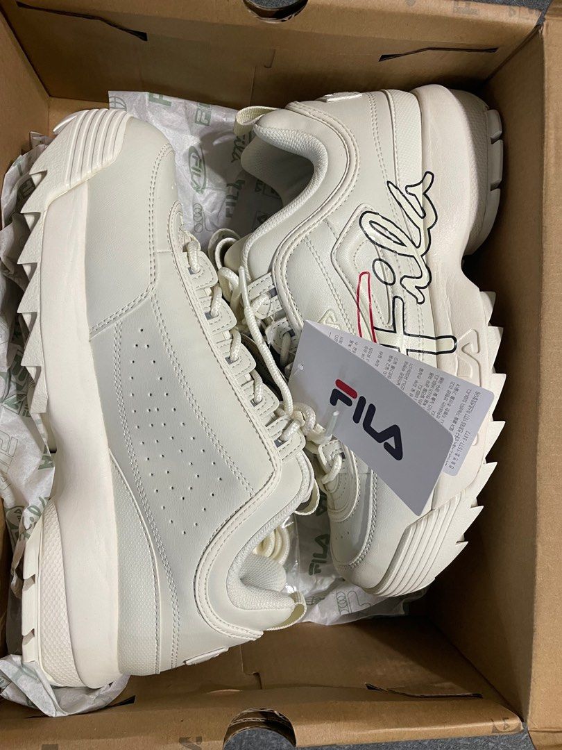 Fila disruptor script silver shop