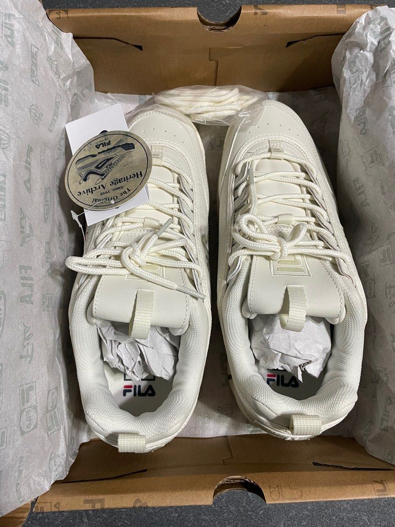 Fila disruptor script silver shop