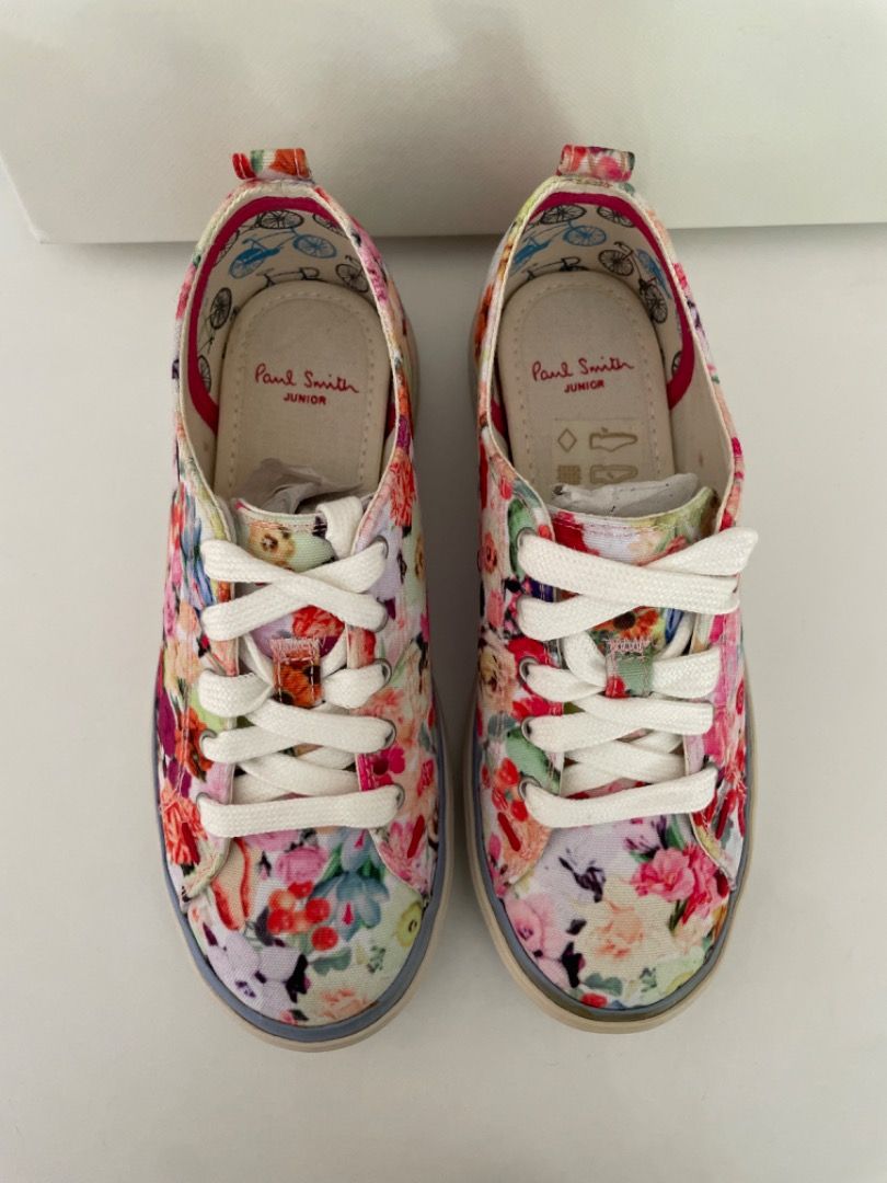 Girls floral sneakers outlet