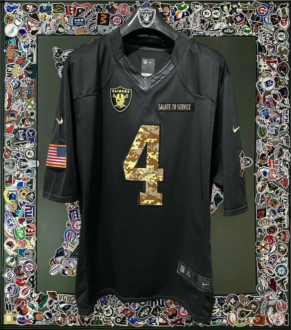 Gold deals raiders jersey