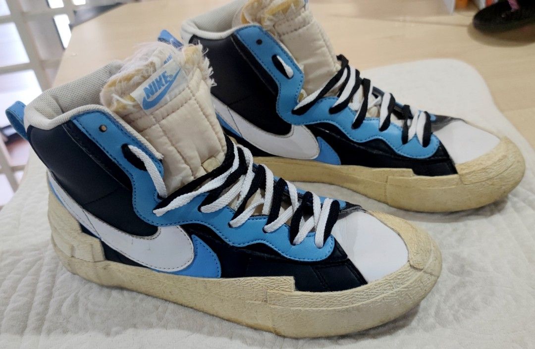 Nike Blazer Sacai High cut UK8.5 Men s Fashion Footwear Sneakers on Carousell