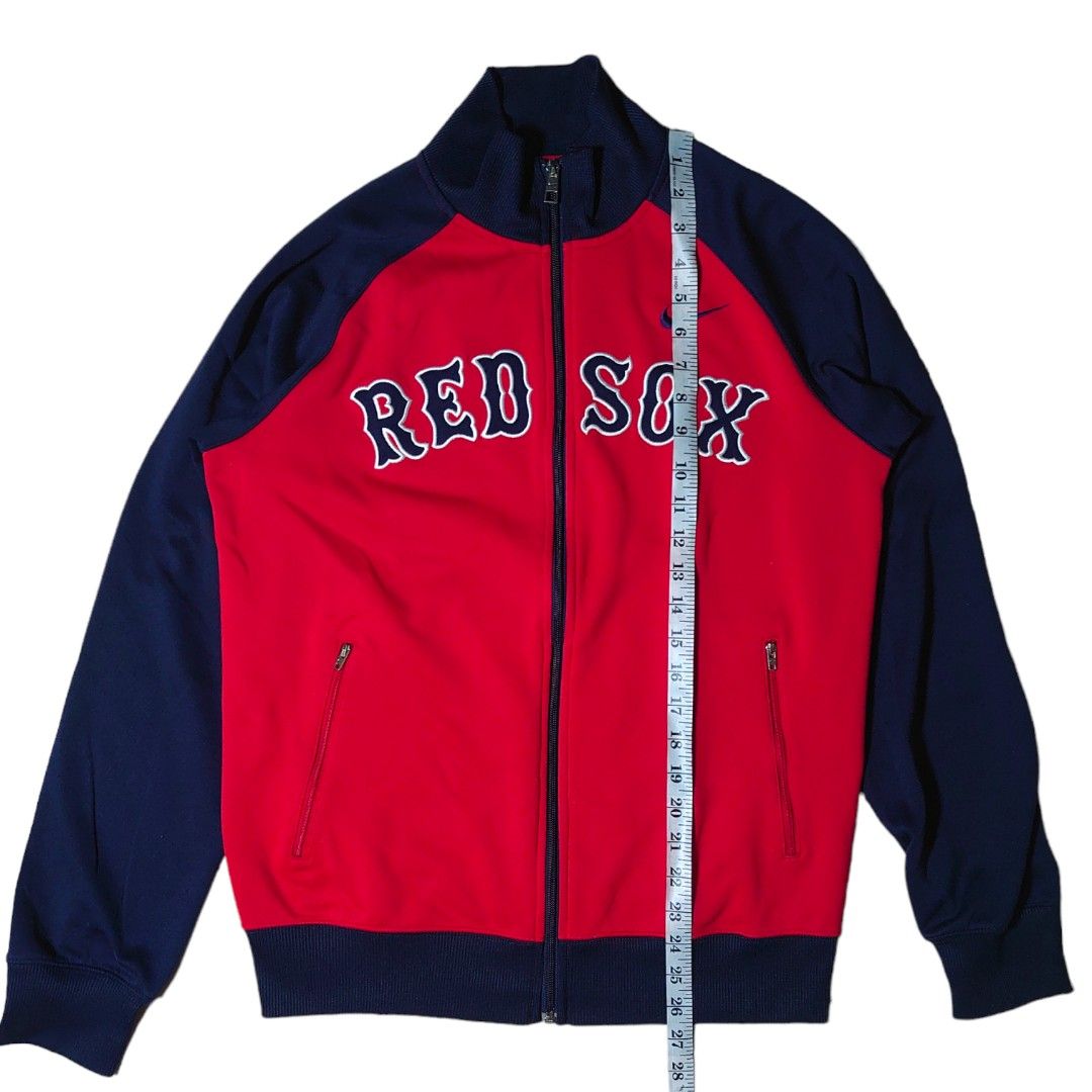 Nike red sox jacket store