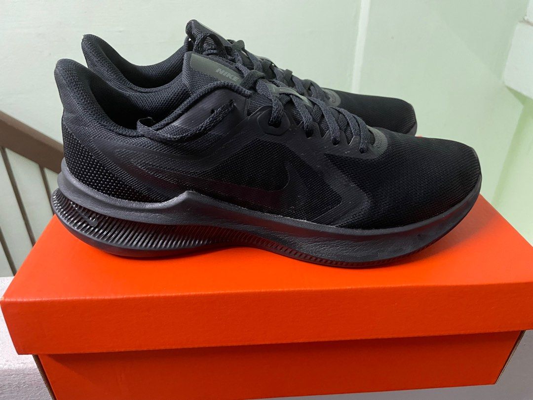Nike Running Shoes All Black Men s Fashion Footwear Sneakers on