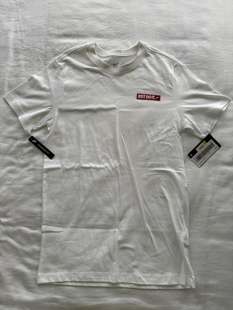 White just online do it shirt