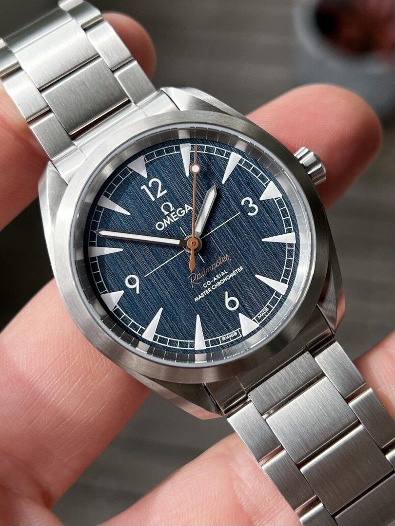Omega Seamaster Railmaster Blue Limited pieces in mid March