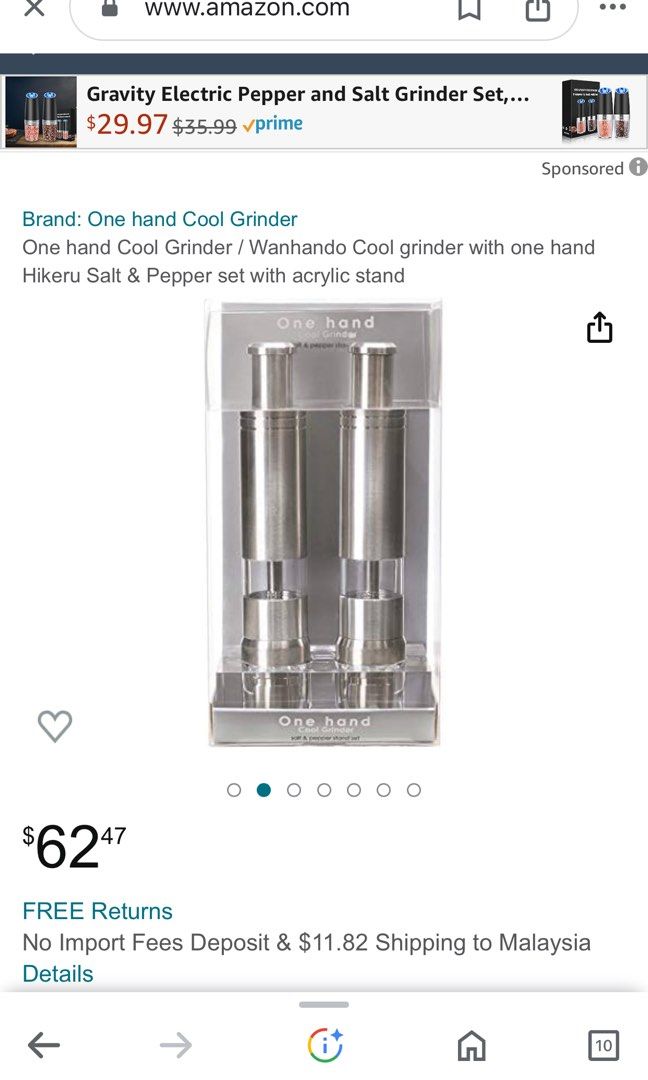 One hand cool sale grinder