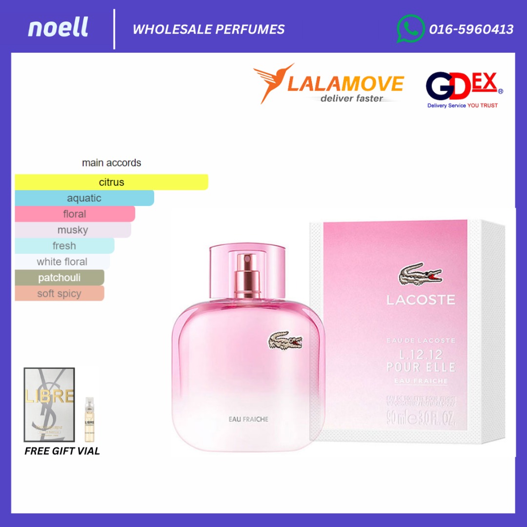 Perfume lacoste 2025 dama