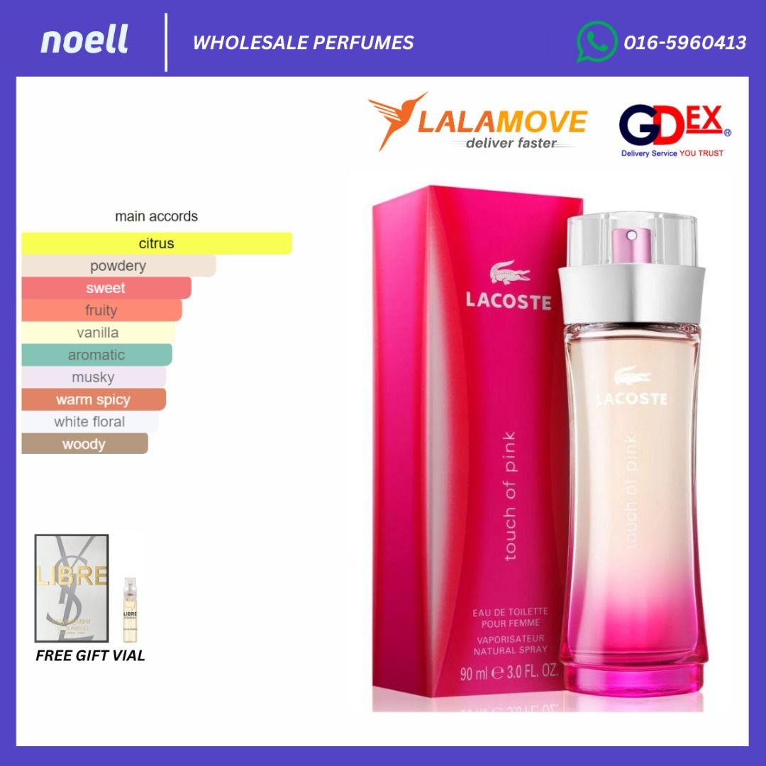 Parfum lacoste touch of pink prix sale