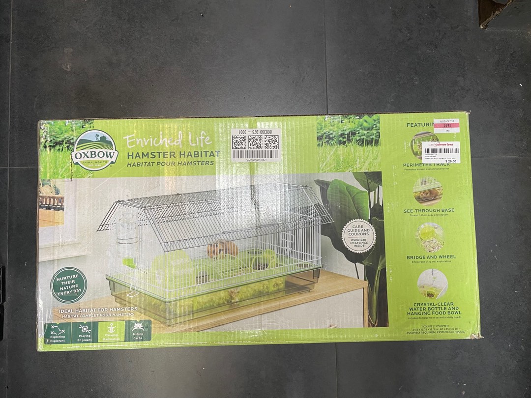 Oxbow hamster top cage
