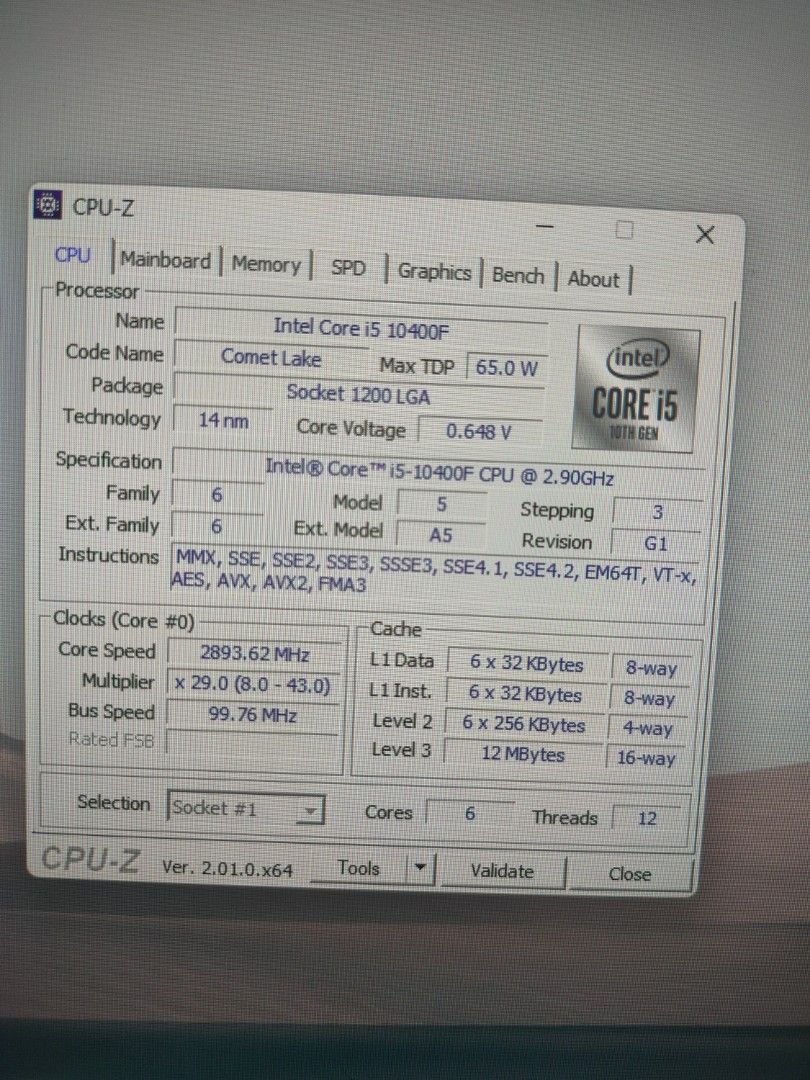 PC Gaming Intel I5 10400F 6CORE/12TREAD, Computers & Tech, Desktops on  Carousell