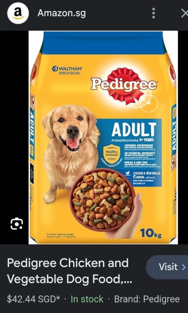 Pedigree deals veg 10kg
