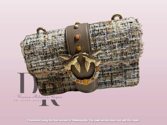 Pinko tweed deals bag