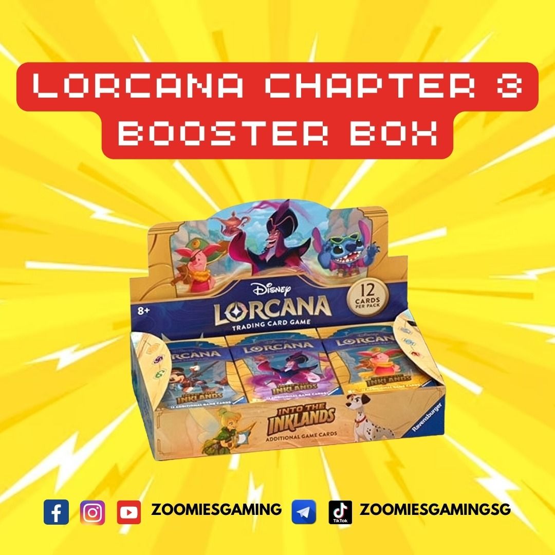 lorcana chapter 3 booster box Disney Lorcana: The First Chapter Starter Deck Set of 3 SEALED w/Booster  Packs!