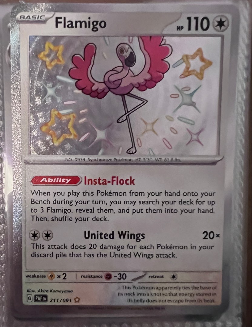 Pokemon Card - Flamigo Shinny, , & - Carousell
