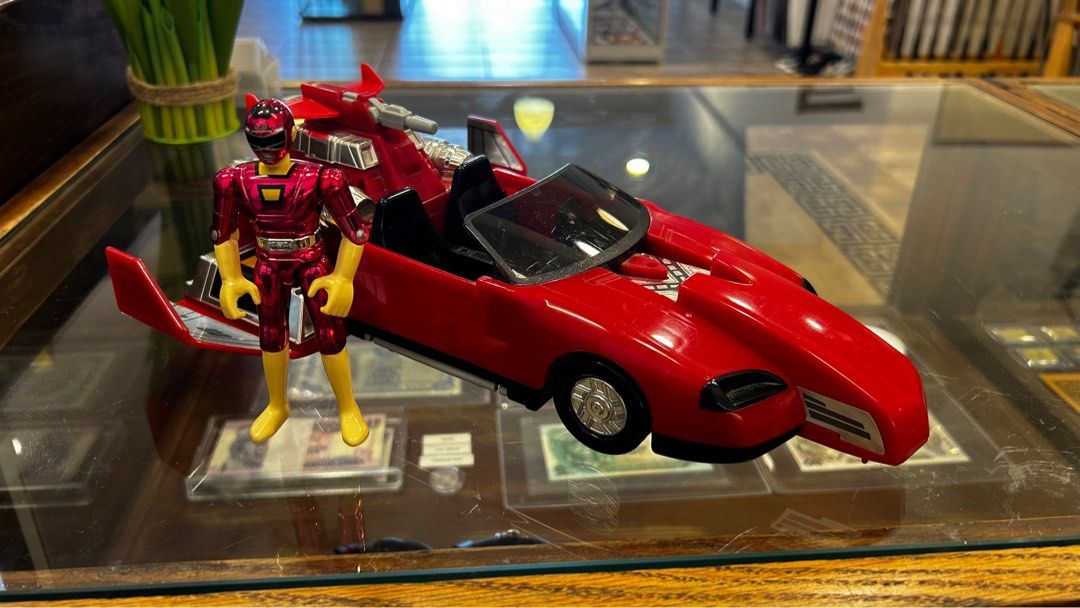 Power Ranger Cars Rangers Power Rangers Red Rangers Turbo with Flying Car, Hobbies & Toys, Toys ...