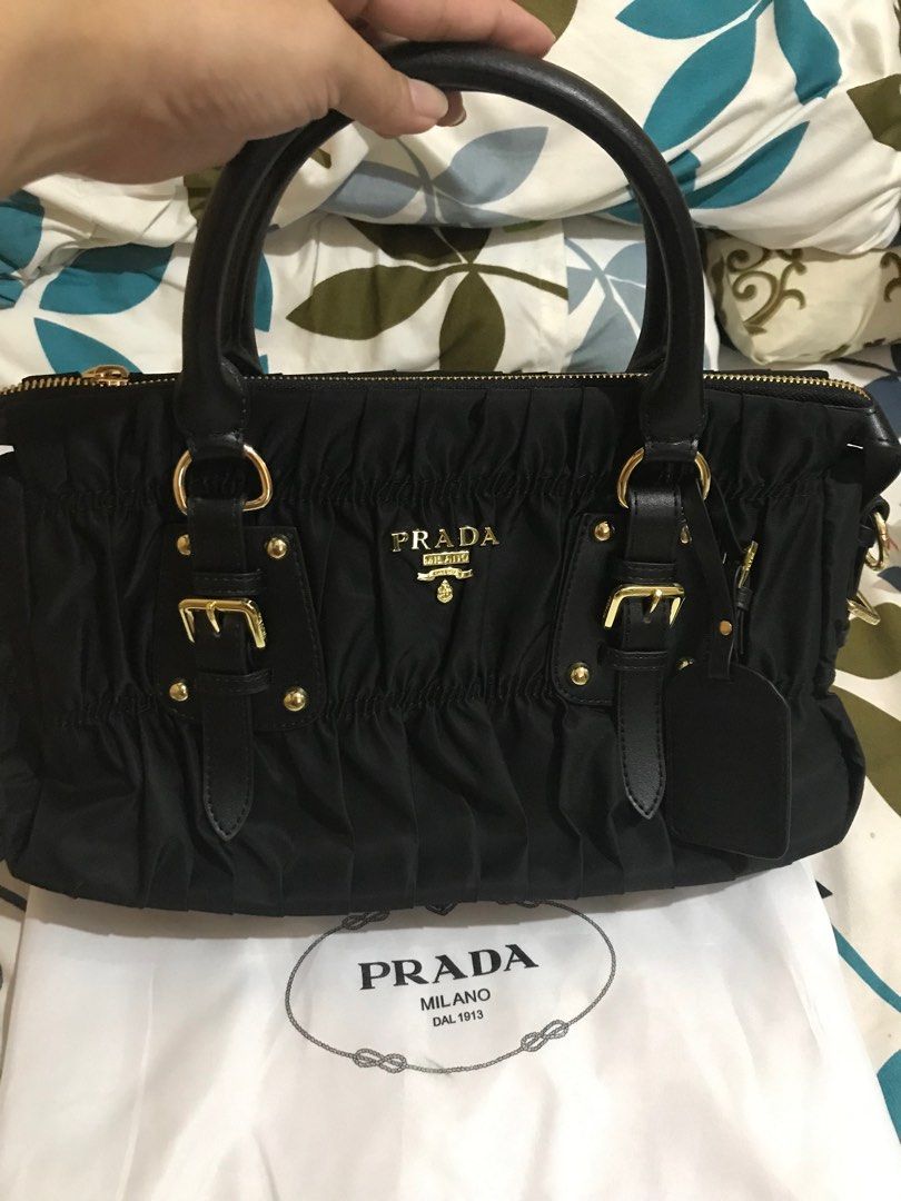 Prada sales crumpled bag