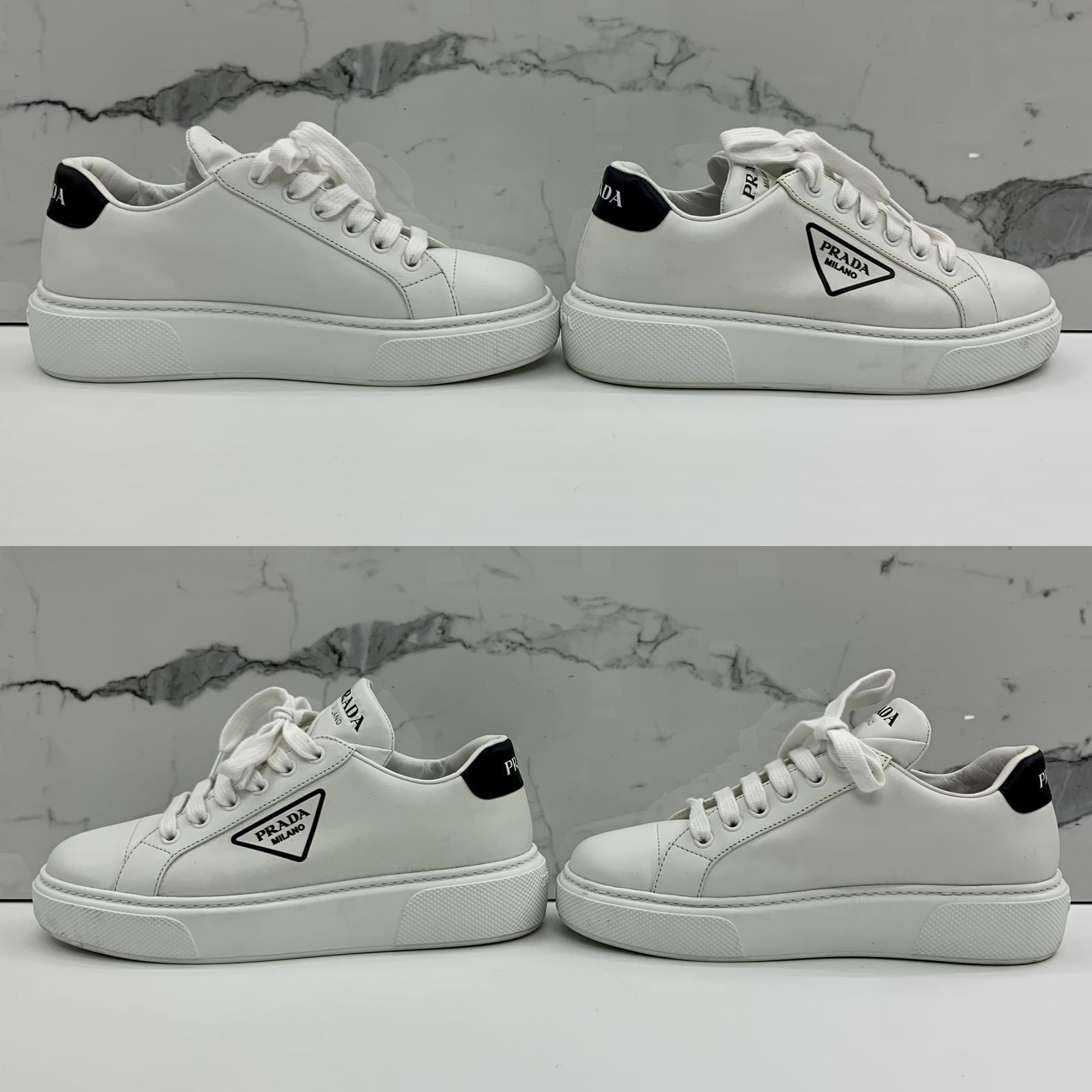DISCOUNTED* PRADA WHITE #36 SNEAKERS 247003328 AL, Luxury DISCOUNTED* PRADA WHITE #36 SNEAKERS 247003328 AL, Luxury