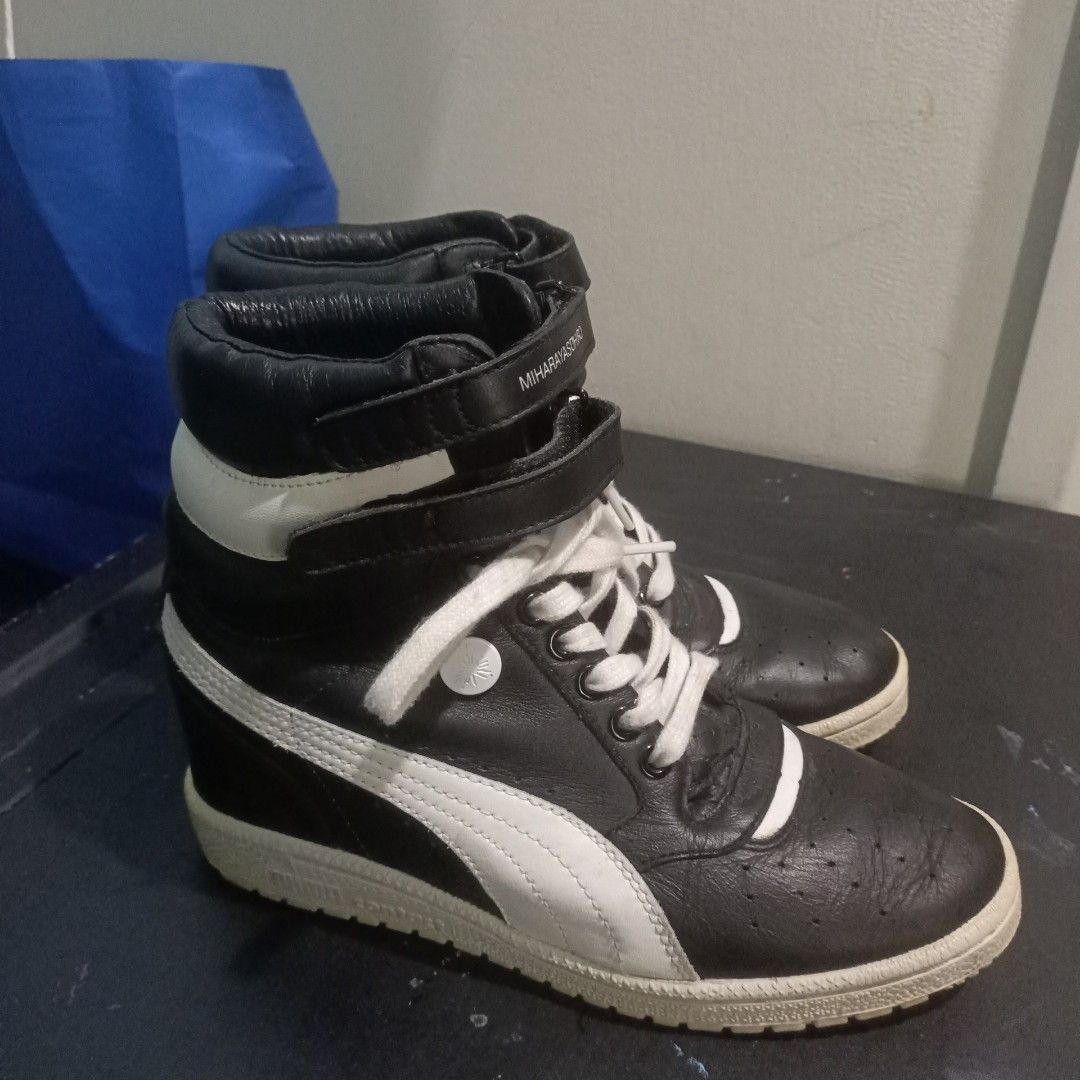 Women's puma high heel sneakers shop