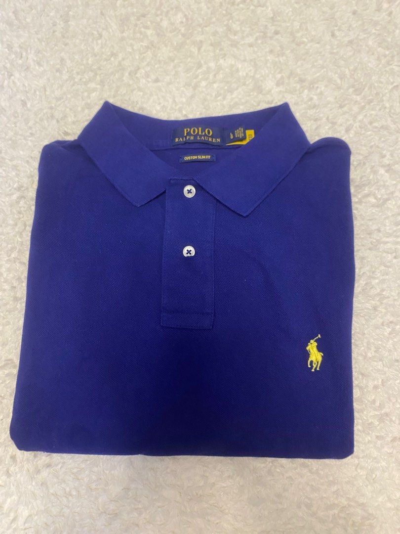 Ralph Lauren Polo Shirt Blue Size L Carousell