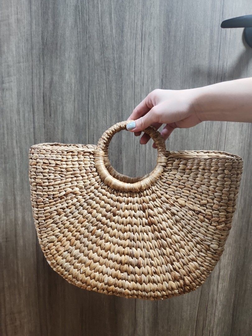 Rattan woven clearance bag