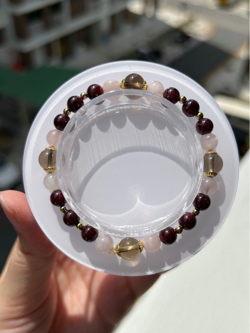 Red Bracelet ft Citrine RQ and Garnet Women s Fashion Jewelry