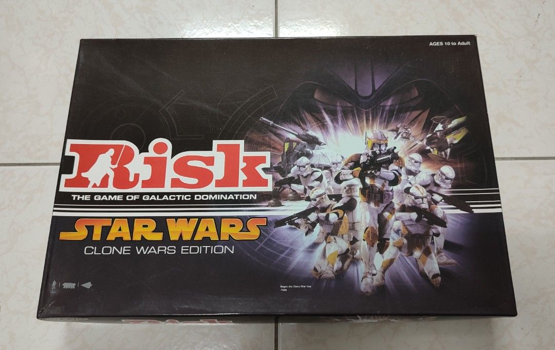 (二手桌遊)(可超取)已絕版!!戰國風雲 星際大戰 複製人戰爭版 Risk Star Wars Clone Wars Edition, 書籍 ...