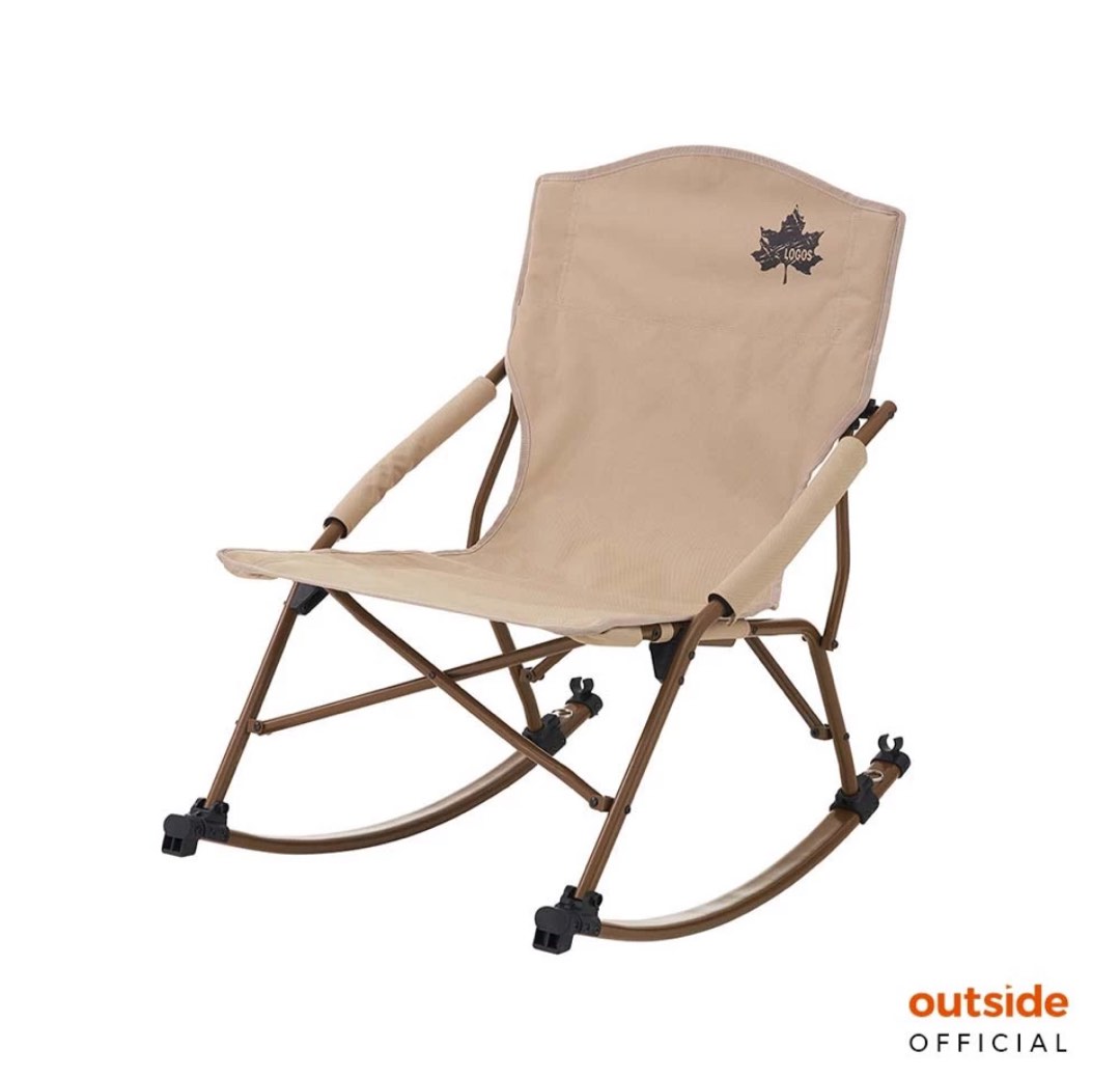 Logos foldable camping Rocking Chair super sturdy :), Sports Equipment ...