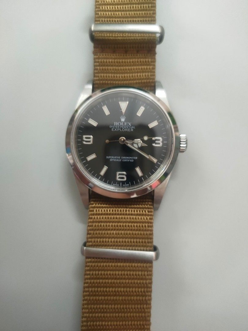Rolex Explorer 12470 Swiss Made 36mm Service by RSC in Dec 2022 warranty from RSC till Dec 2024