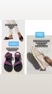 ROTHY’s AND TEVA SANDALS IN BUNDLE WITH FREE COLE HAAN SNEAKERS